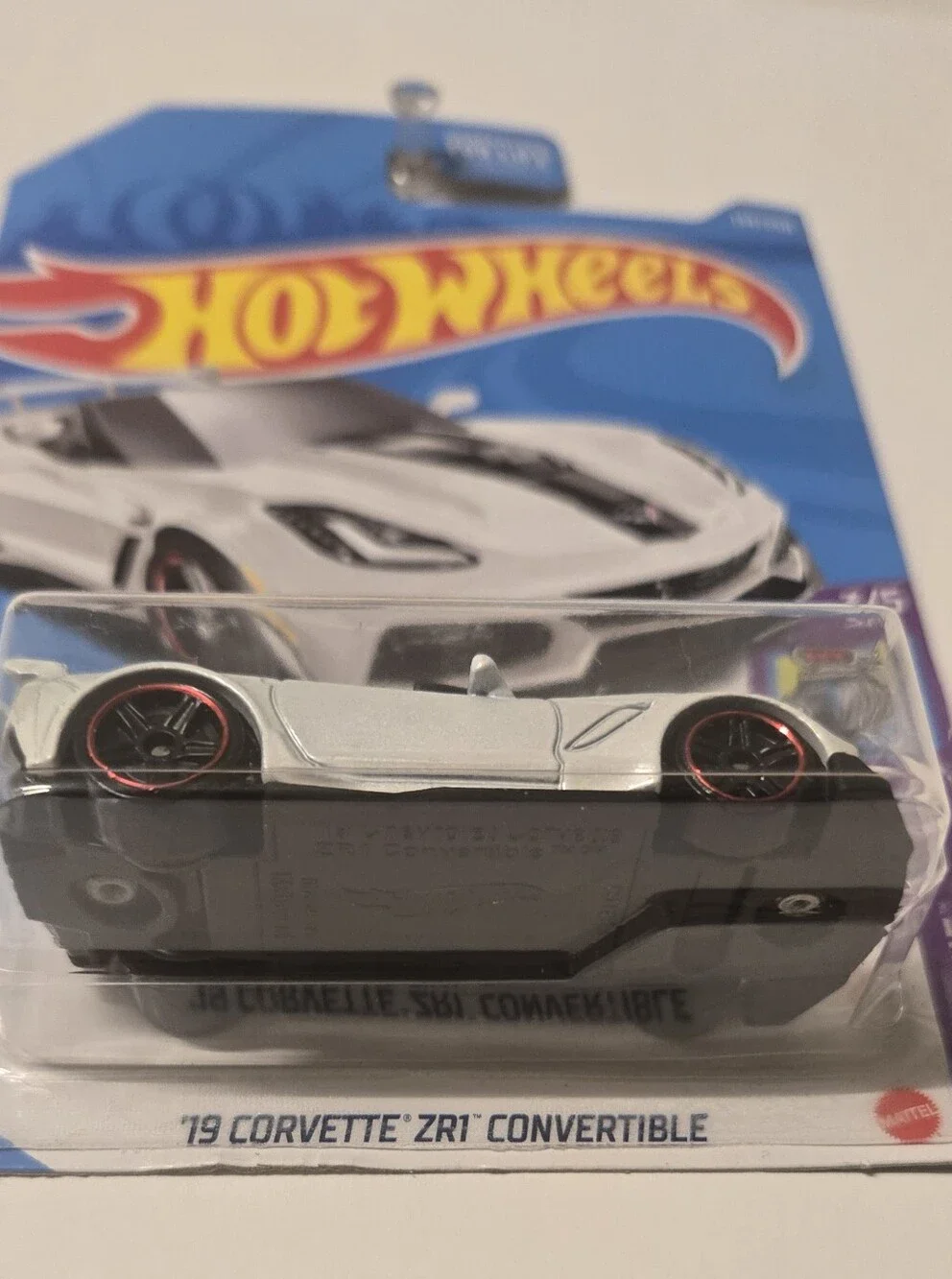 2019 Corvette ZR1 Convertible Hot Wheels HW Torque 3/5 White 134/250